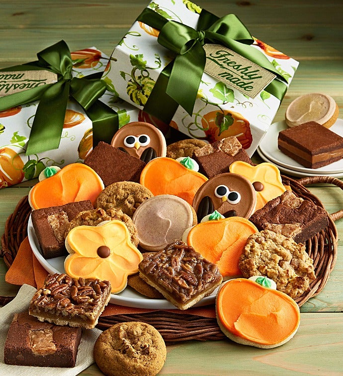 Fall Gift Boxes Cookies & Brownies