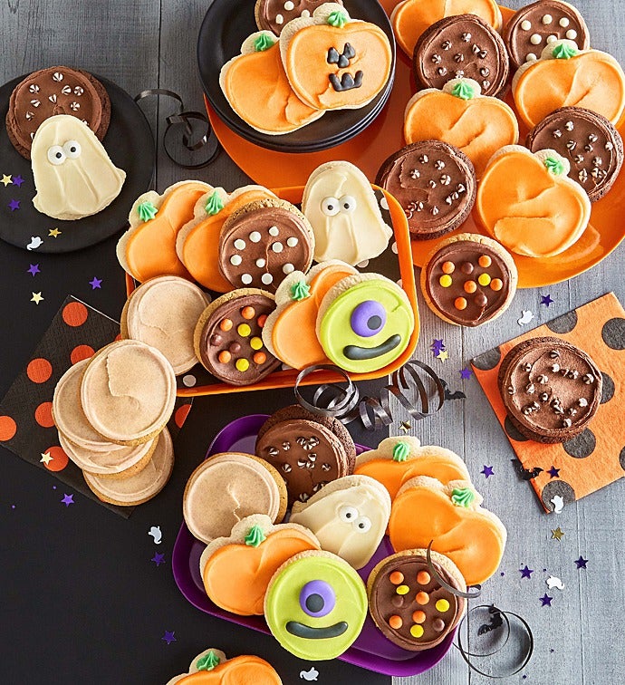 Premier Buttercream Frosted Halloween Cookies