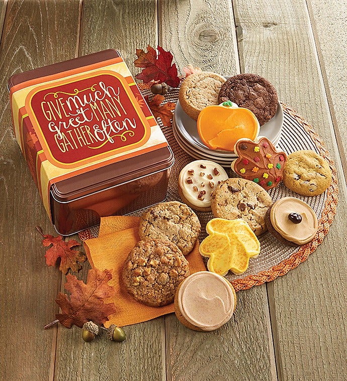 Create Your Own Give Much, Greet Many Fall Gift Tin