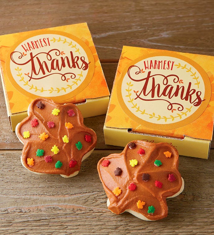 Warmest Thanks Cookie Card