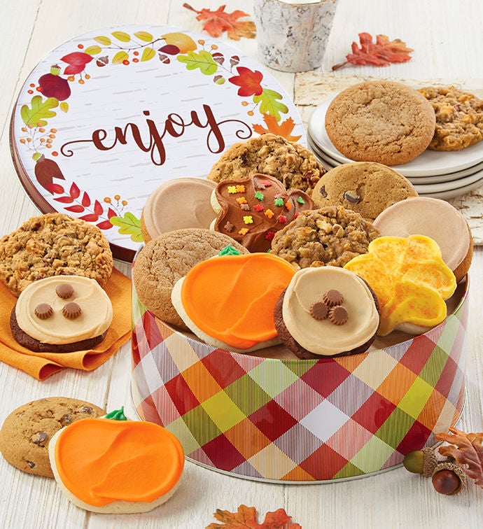 Autumn Greetings Gift Tin Fall Assortment