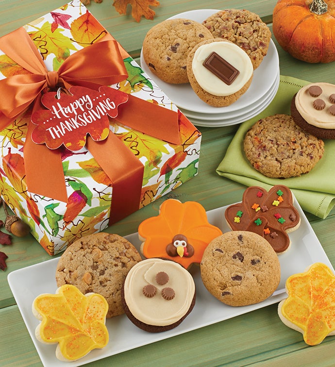 Thanksgiving Cookie Gift Boxes