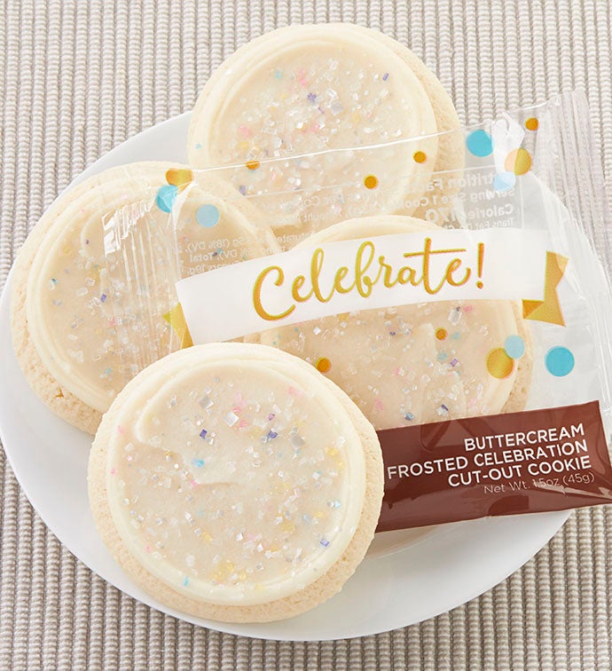 Buttercream Frosted Celebration Sugar Cookies