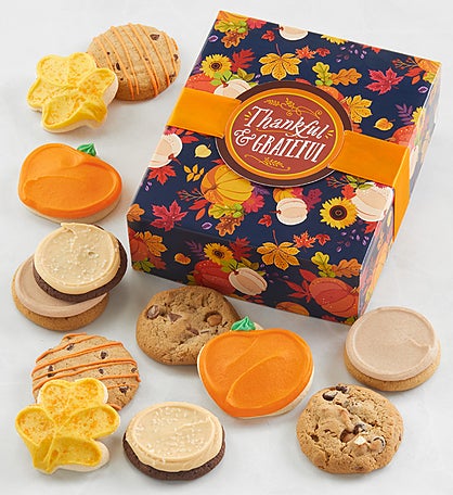 Fall Cookie Gift Box - Thankful & Grateful