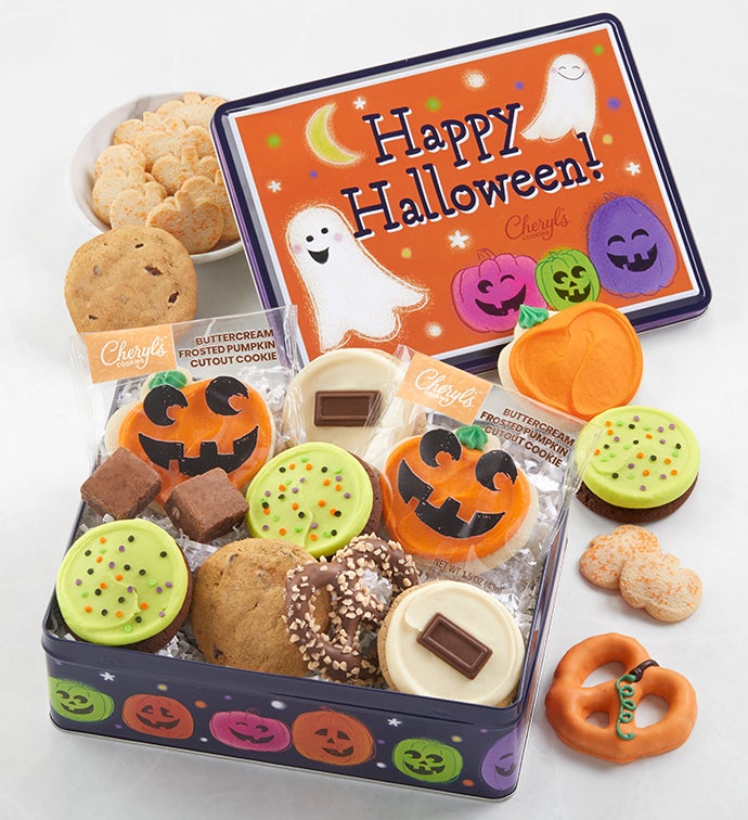 Happy Halloween Gift Tin Treats