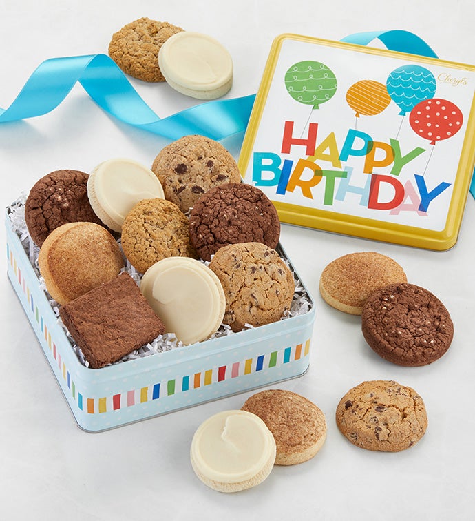 Musical Birthday Gift Tin Gluten Free Assortment