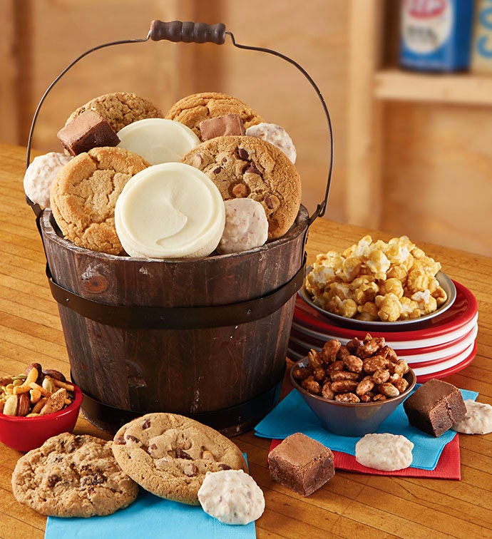 Wooden Barrel of Treats