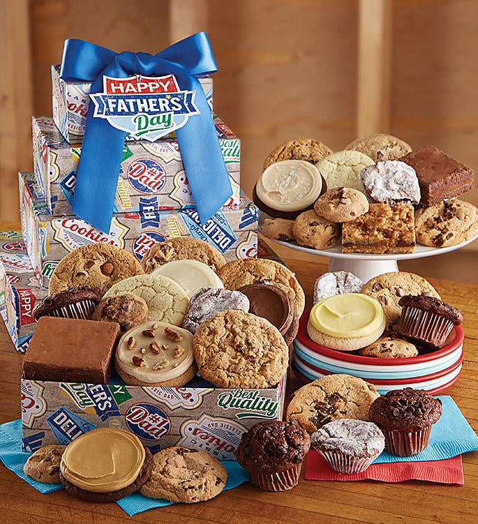 Father's Day Bakery Gift Tower
