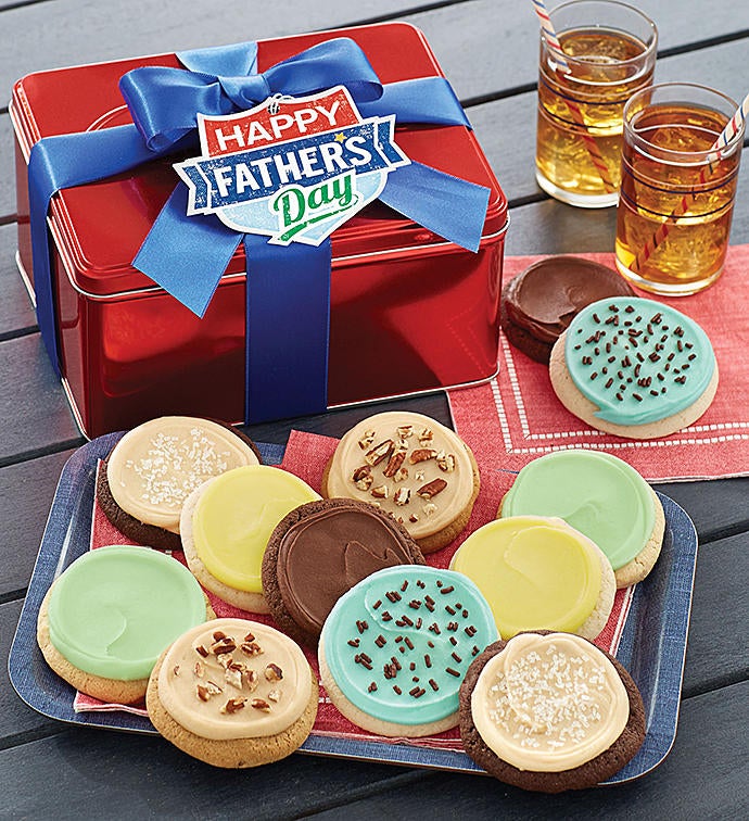 Father's Day Gift Tin Frosted