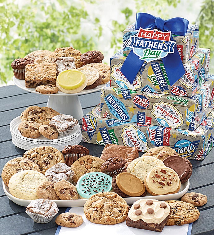 Father's Day Bakery Gift Tower