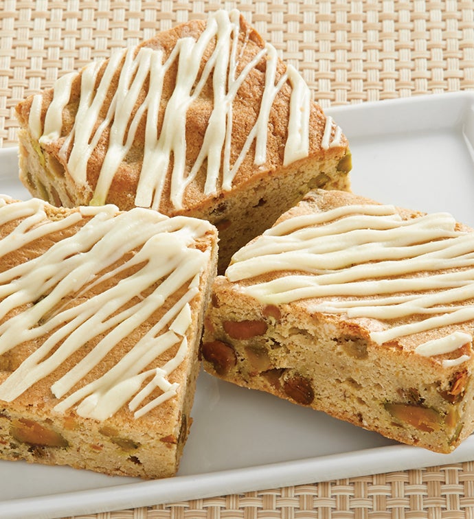 Pistachio White Chocolate Blondie Bar Box