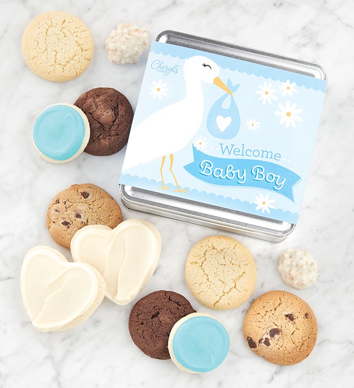 Baby Boy Treats Gift Tin