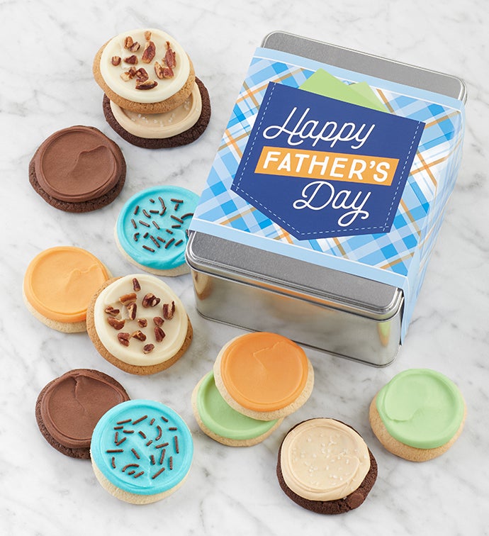 Happy Father’s Day Gift Tin   Frosted Assortment
