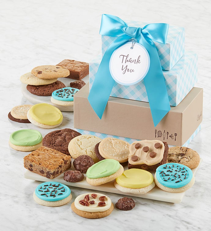 Classic Gift Tower with Message Tag Thank You