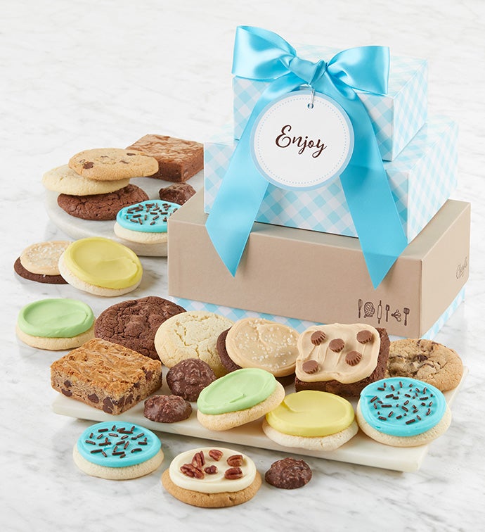 Classic Gift Tower with Message Tag Enjoy