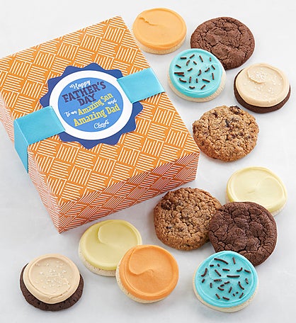 Amazing Son and Amazing Dad Cookie Gift Box