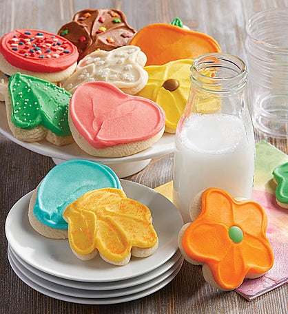 Buttercream Frosted Cut-out Cookie of the Month Pay-as-you-go Club – 24 cookies