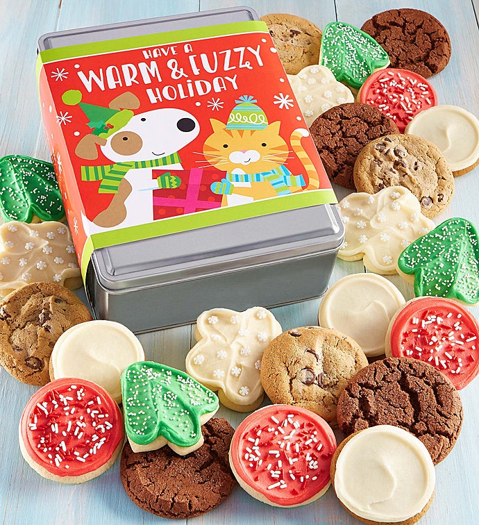 Create Your Own Warm & Fuzzy Holidy Tin