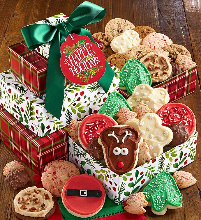 Happy Holiday Gift Tower