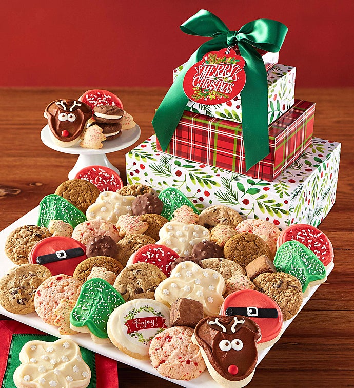 Merry Christmas Tradition Gift Tower