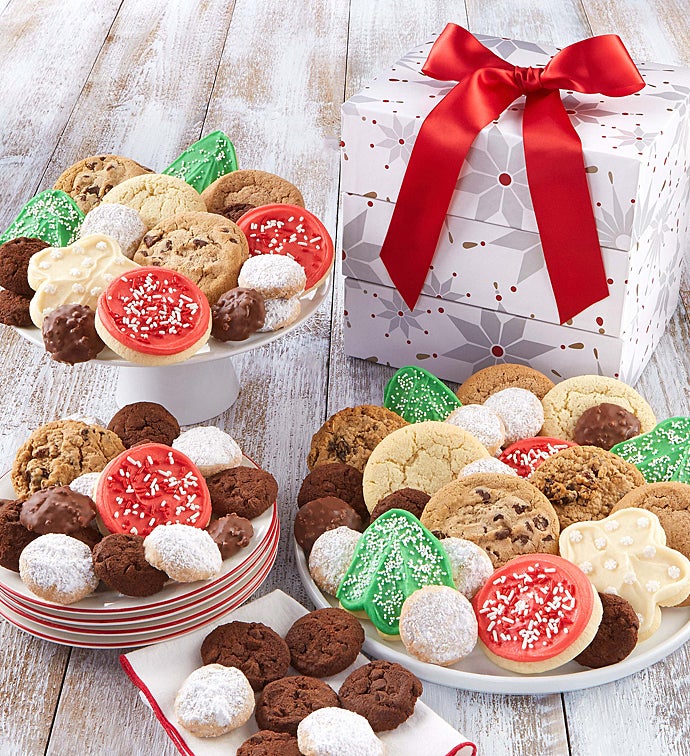 Sparkling Holiday Gift Tower of Treats