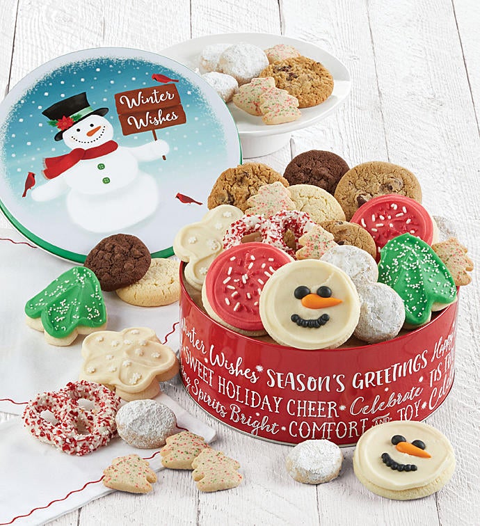 Snowman Gift Tin Treats