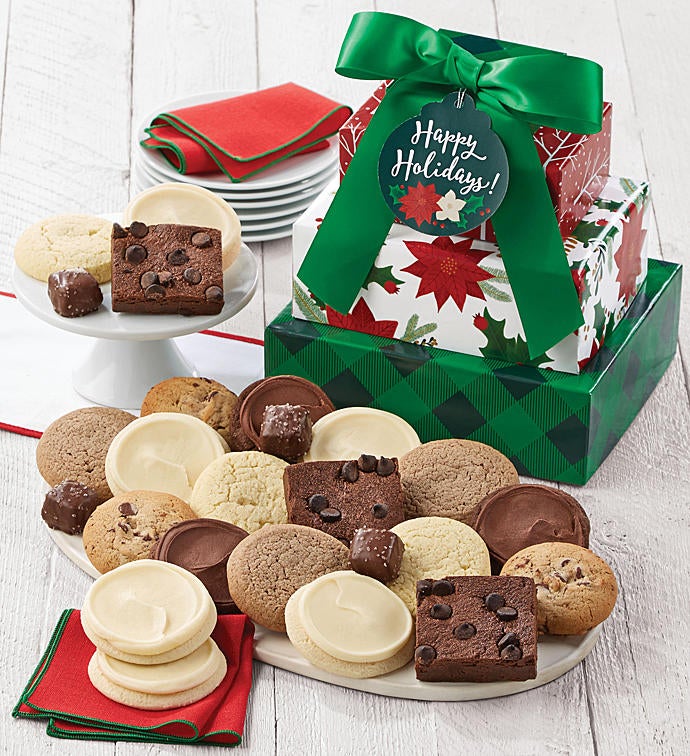 Sugar Free Happy Holidays Gift Tower