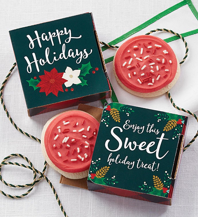 Happy Holidays Cookie Card