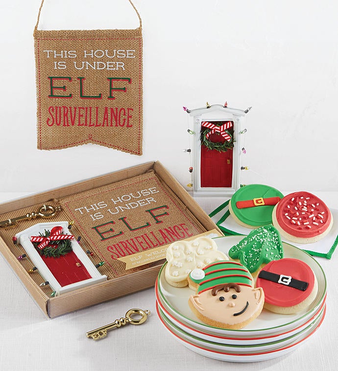 Elf Door with Treats