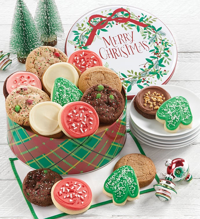 Merry Christmas Gift Tin Holiday Assortment