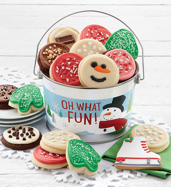 Snowman Cookie Pail