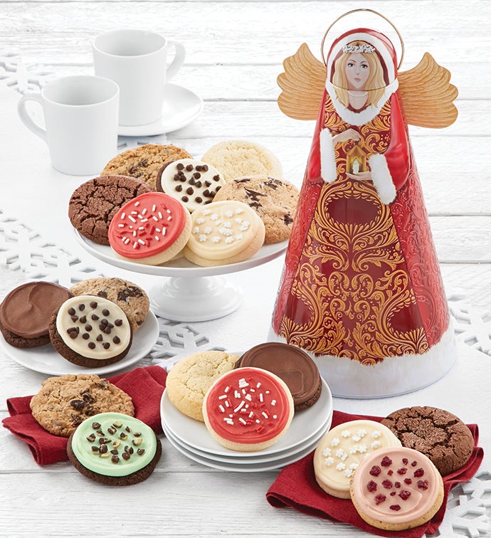 Angel Centerpiece Gift Tin with Treats