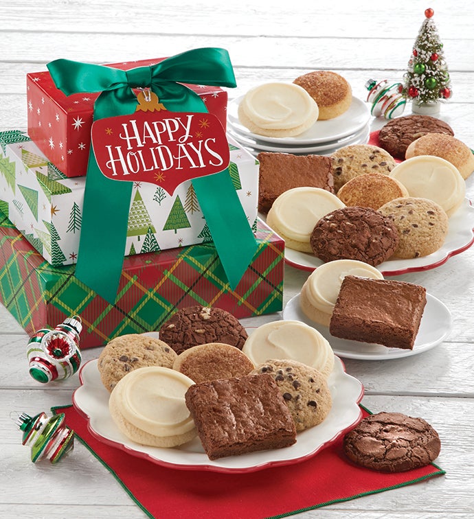 Gluten Free Happy Holidays Gift Tower