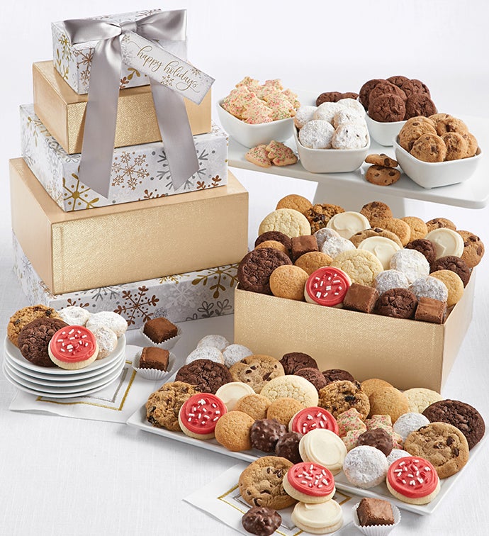 Happy Holidays VIP Corporate Gift Tower