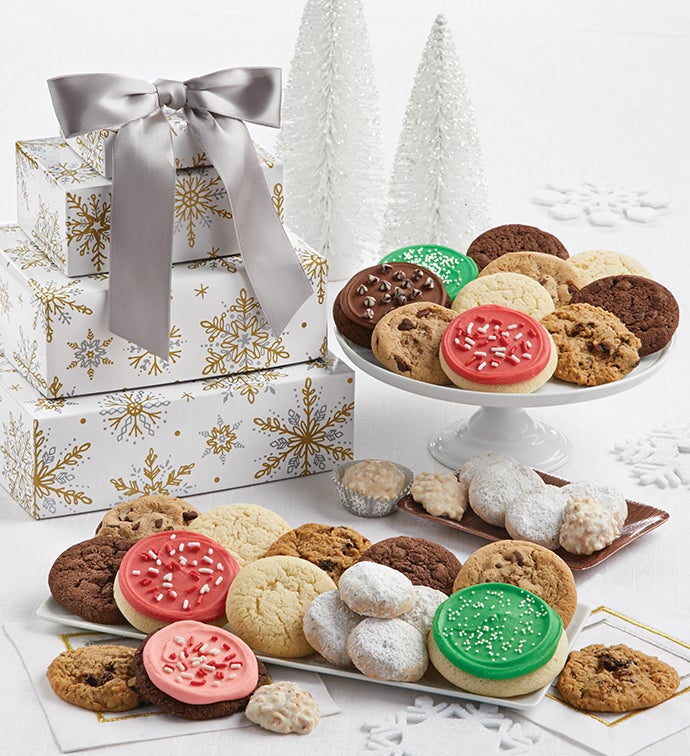 Sparkling Holiday Gift Tower