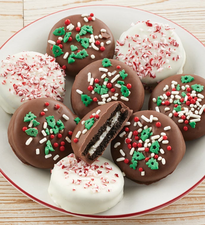 Chocolate Covered Holiday Cookies