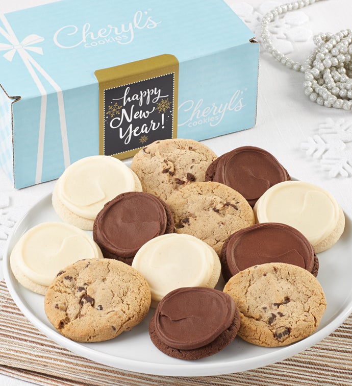 Happy New Year Bow Gift Box