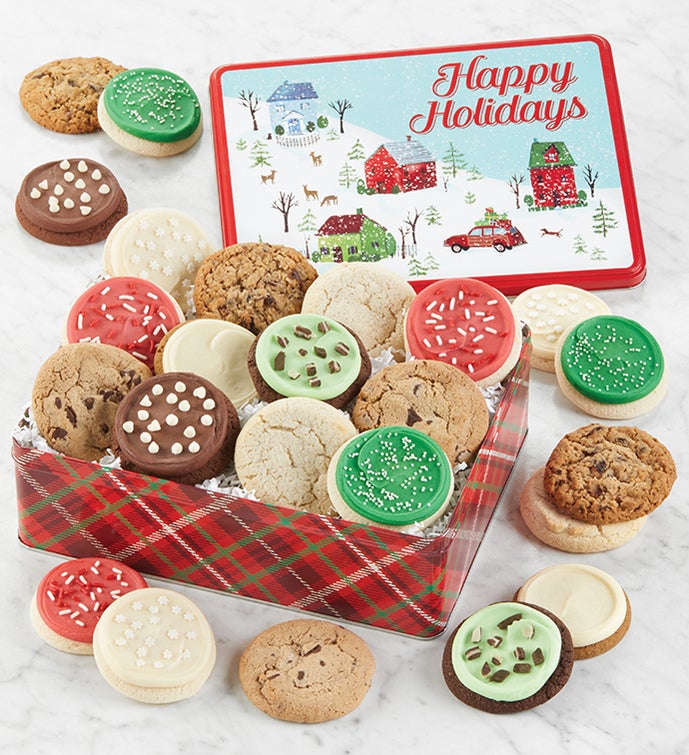 Grand Holiday Village Gift Tin