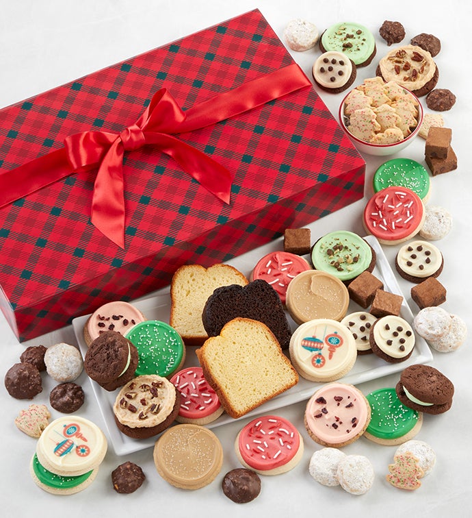 Traditional Plaid Bakery Assortment Large