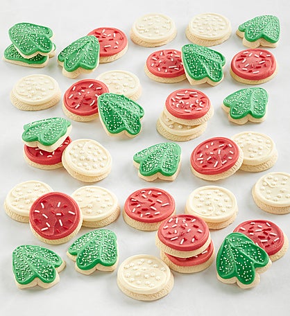 Buttercream-Frosted Holiday Sugar Cookie Gift Box