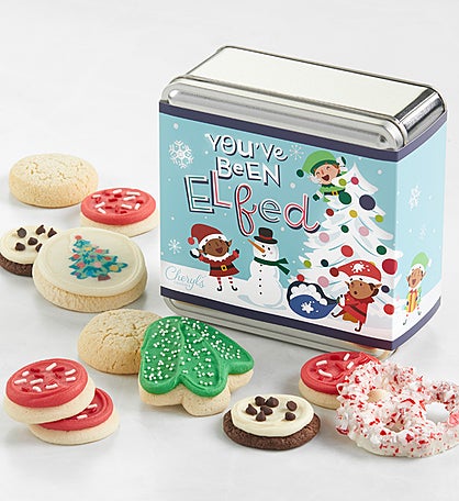 You've Been Elfed Mini Treats Gift Tin