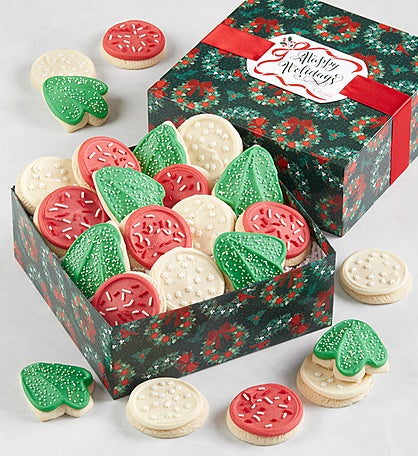 Happy Holidays Cookie Gift Box