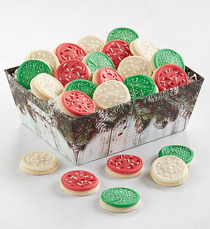 Holiday Spruce Frosted Sugar Cookie Crate