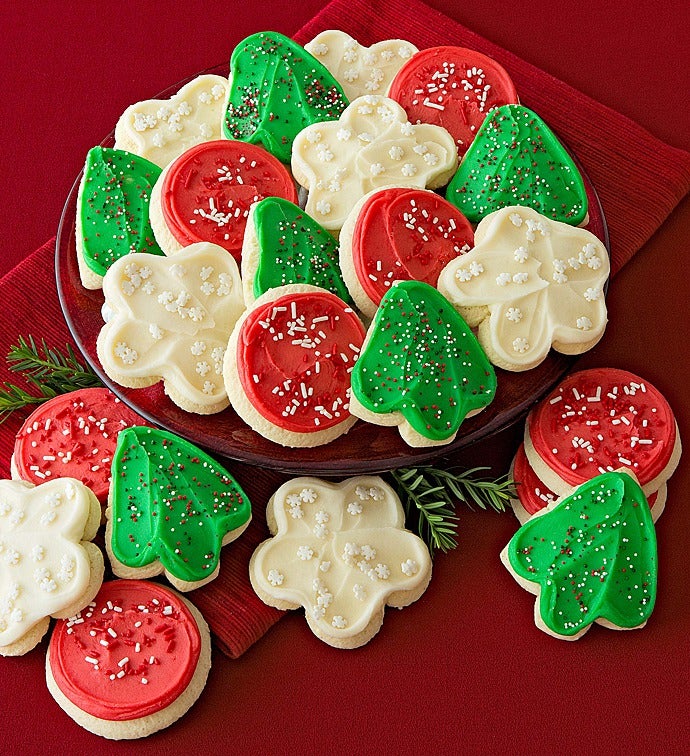 Buttercream Frosted Holiday Cut out Cookies