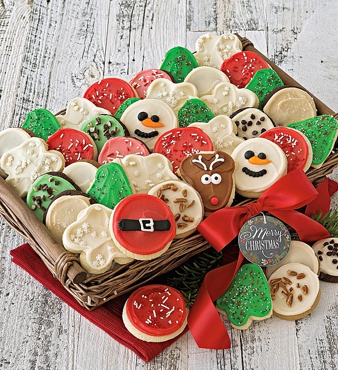 Merry Christmas Cookie Gift Basket