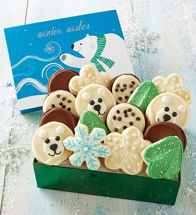 Winter Wishes Gift Box 16 Cookies