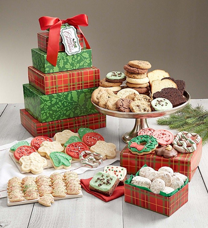 Home for the Holidays VIP Gift Tower Merry Christmas