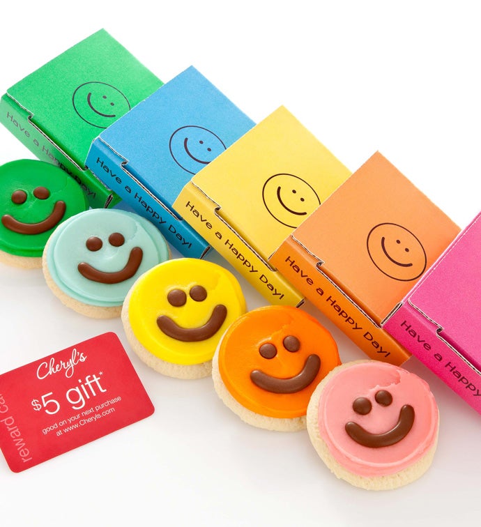 Cheryls Happy Face Cookie & Gift Card