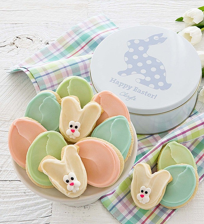 Easter Cut out Tin   Bunny and Eggs