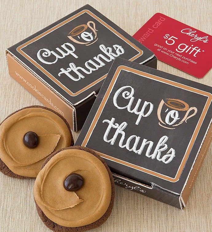 Cup O' Thanks Cookie & Gift Card Case